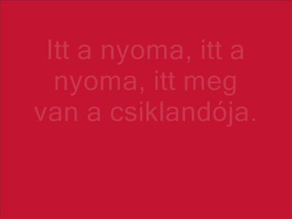 Kerekecske, dombocska, itt szalad a nyulacska!