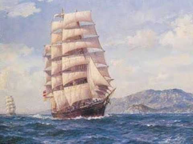 The Big Ship Sails
